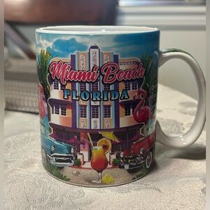 14 oz Miami Beach Florida coffee mug